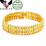 European Man Vintage Wide Watch Chain Bracelet BE167