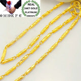 OMHXFC 24KT Cylinder Chain Necklace NL28