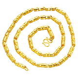 European Man Wedding Gift 24KT Chain Necklace NL56