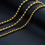 European Man Wedding Gift 24KT Chain Necklace NL33