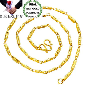OMHXFC European Man Male 18KT Chain Necklace NL18