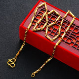 OMHXFC European Man Male 18KT Chain Necklace NL18