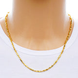 OMHXFC European Man Male 18KT Chain Necklace NL18