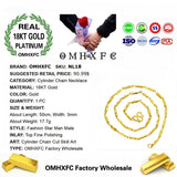 OMHXFC European Man Male 18KT Chain Necklace NL18