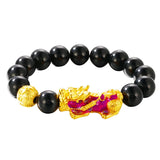 OMHXFC European Man Fine Words Changing Beads 24KT Bracelet