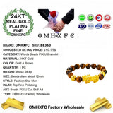 OMHXFC PIXIU Tiger Eye 24KT Bracelet BE350