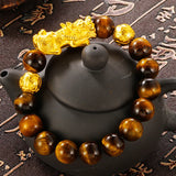OMHXFC PIXIU Tiger Eye 24KT Bracelet BE350