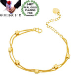 European Woman Bride Mother Party Birthday Wedding Gift Beads Bracelet