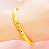 Dragon Phoenix 24KT Bangle BE338