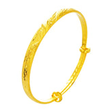 Dragon Phoenix 24KT Bangle BE338 Wedding Gift