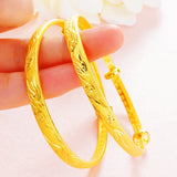 Dragon Phoenix 24KT Bangle BE338