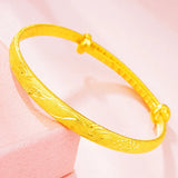 Dragon Phoenix 24KT Bangle BE338