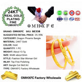 Dragon Phoenix 24KT Bangle BE338