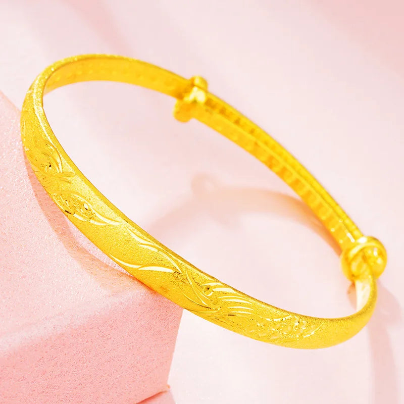 Dragon Phoenix 24KT Bangle BE338