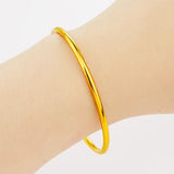 European Woman Bride 24KT Bracelet Bangle