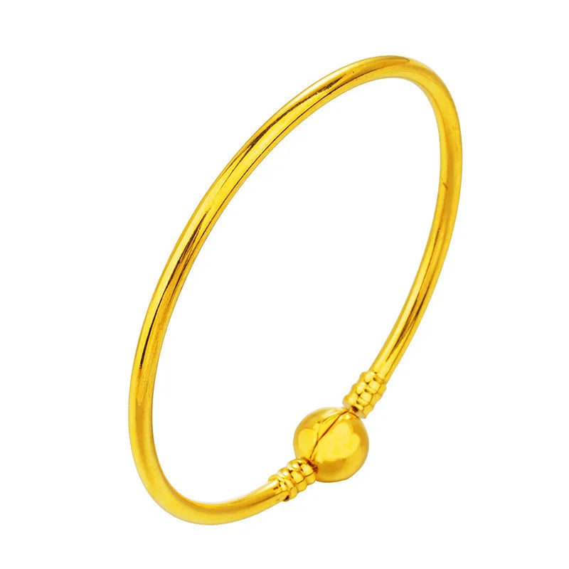 European Woman Bride 24KT Bracelet Bangle