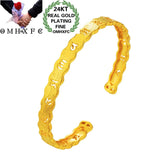 European Woman Bride Mother Wedding Gift 24KT Bangle BE331