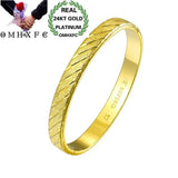 Vintage 24KT Bracelet Bangle ES146