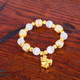 European Woman Party Gift Agate Cock Pendant Bracelet BE214