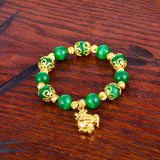 European Woman Party Gift Agate Cock Pendant Bracelet BE214