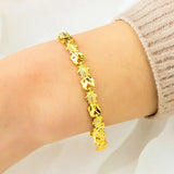 European Woman Female Party Wedding Gift Fish Link 18KT Bracelets