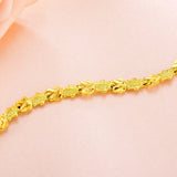 European Woman Female Party Wedding Gift Fish Link 18KT Bracelets