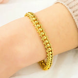 OMHXFC Fish Bone 18KT Bracelet BE174