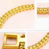 OMHXFC Fish Bone 18KT Bracelet BE174