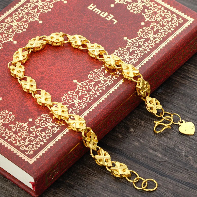 European Woman Female Party Birthday Wedding Gift Heart Rabbit Bracelet