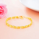 European Leaf Heart Rabbit 18KT Bracelets