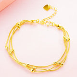 European Party Wedding Gift Bracelet with Lucky Beads