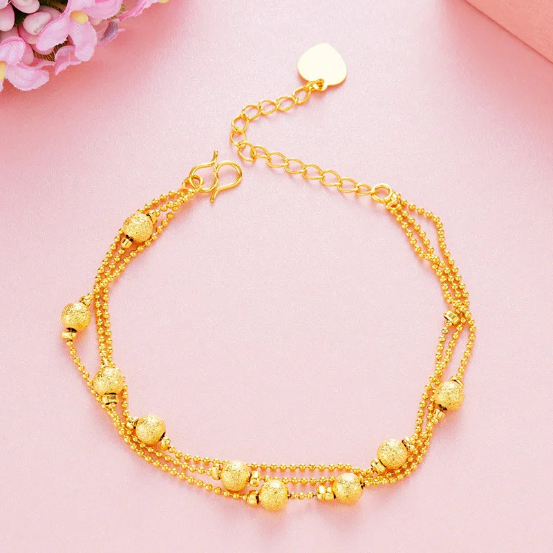 European Woman Party Wedding Gift Lucky Beads Bracelet BE181