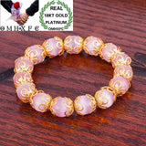 European Woman Birthday Gift Beaded Agate Bracelet