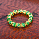 European Woman Birthday Gift Beaded Agate Bracelet