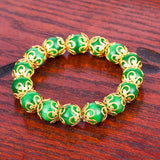 European Woman Birthday Gift Beaded Agate Bracelet