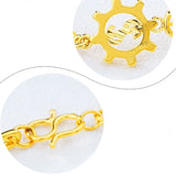 European Woman Female Party Birthday Wedding Gift Two Wheels Bracelet