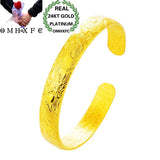 Vintage Dragon Phoenix Open 18KT Bangle BE303