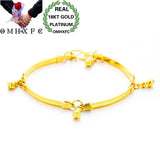 Vintage Flower Calabash 18KT Bracelet BE186
