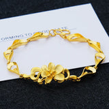 Vintage Flower Rose 18KT Bracelets BE187
