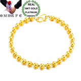 OMHXFC Vintage Hollow Solid Beads Bracelet