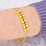 European Woman Party Gift Vintage Lucky Beads Bracelet