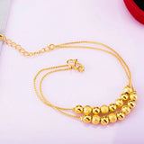 European Woman Party Gift Vintage Lucky Beads Bracelet