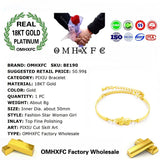 OMHXFC Vintage PIXIU Animal 18KT Bracelet