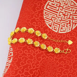 Vintage PIXIU Flower Rose 18KT Bracelets BE184