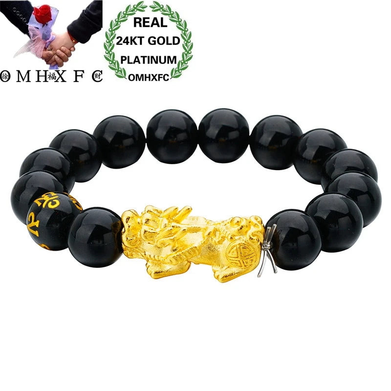 OMHXFC European Woman Birthday Vintage PIXIU Bracelet BE313