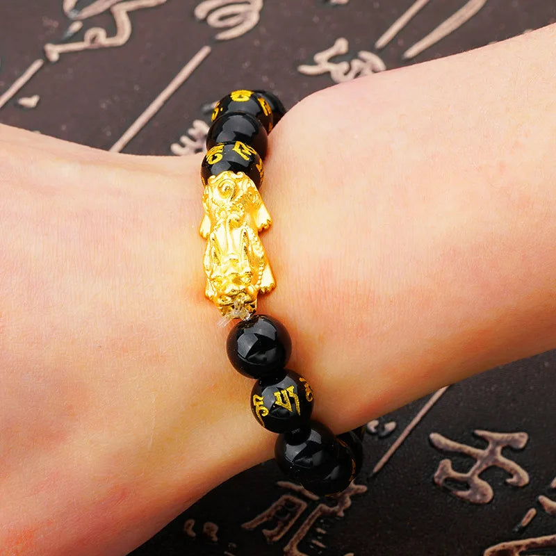 OMHXFC European Woman Birthday Vintage PIXIU Bracelet BE313