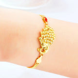 OMHXFC Vintage Peacock 18KT Bracelets BE188