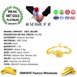OMHXFC Vintage Peacock 18KT Bracelets BE188
