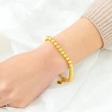European Woman Vintage Sand Beads Bracelet