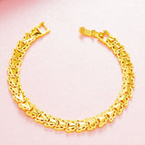 European Vintage Triangle 18KT Bracelet BE198
